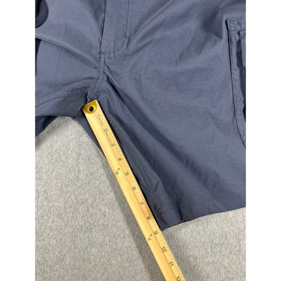 Duluth Trading Co Mens Cargo Shorts 3XL‎ Gray Pockets Nylon Belted NWT New - Picture 3 of 7